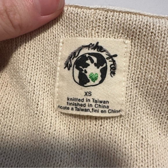 New Free People we the free Women's Desert knit Blazer in color Natural Size XS - Picture 14 of 15